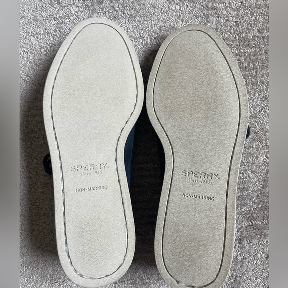 Sperry’s Top-Sider Navy Blue Suede Boat Shoes Men’s Size 8 - Picture 5 of 5